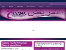 Tablet Screenshot of n-aana.org
